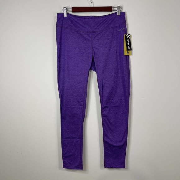 NWT BULA Thermal Pants Leggings Size L Purple Base Layer - Picture 2 of 11
